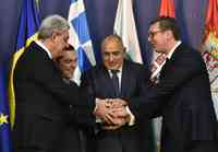 BELGRAD - REUNIUNEA CVADRILATERALA ROMANIA - BULGARIA - SERBIA - GRECIA