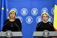 PALATUL VICTORIA - CONFERINTA PRESA - VIORICA DANCILA - CORINA CRETU