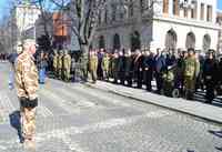 FOCSANI - CEREMONIE DE REPATRIERE - MILITARI BATALION 280 INFANTERIE PROTECTIA FORTEI &#039;BRAVE HEARTS&#039;