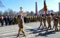 FOCSANI - CEREMONIE DE REPATRIERE - MILITARI BATALION 280 INFANTERIE PROTECTIA FORTEI &#039;BRAVE HEARTS&#039;