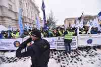 BUCURESTI - PROTEST - MINISTERUL DE INTERNE