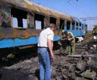 INCENDIU - TREN CONSTANTA-BUCURESTI NORD