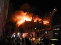 ORADEA - INCENDIU - PALATUL EPISCOPIEI GRECO-CATOLICE