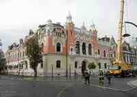 ORADEA - INCENDIU - PALATUL EPISCOPIEI GRECO-CATOLICE