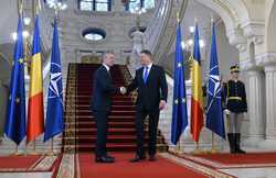 BUCURESTI - INTALNIRE - KLAUS IOHANNIS - JENS STOLTENBERG