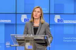 BRUXELLES - CONFERINTA DE PRESA - FEDERICA MOGHERINI