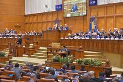 PARLAMENT - SEDINTA SOLEMNA - MARCARE ADERARE ROMANIA LA NATO