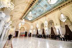 PALATUL COTROCENI - CEREMONIE DECORARE - KLAUS IOHANNIS