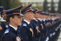 BUCURESTI - DEPUNERE JURAMANT - ACADEMIA DE POLITIE &#039;ALEXANDRU IOAN CUZA&#039;