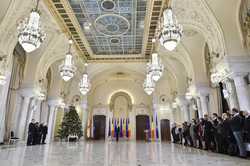 PALATUL COTROCENI - CEREMONIE DECORARE - KLAUS IOHANNIS