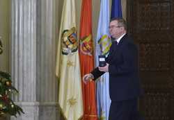 PALATUL COTROCENI - CEREMONIE DECORARE - KLAUS IOHANNIS