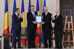 PALATUL COTROCENI - ACORDARE PREMIUL EUROPEAN &#039;COUDENHOVE-KALERGI&#039; - KLAUS IOHANNIS