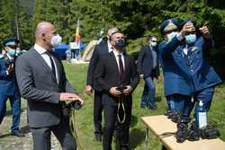 CEREMONIE COMEMORARE - 10 ANI DE LA ACCIDENTUL DE ELICOPTER DIN MUNTII BUCEGI