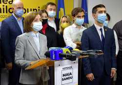 CHISINAU - CONFERINTA PRESA - MAIA SANDU