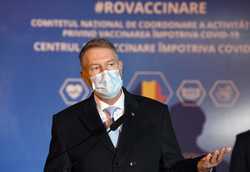 BUCURESTI - VIZITA KLAUS IOHANNIS - CENTRUL DE VACCINARE ANTI-COVID-19