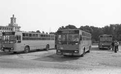 INAUGURAREA PRIMEI LINII PRIVATE DE AUTOBUZ - 1993