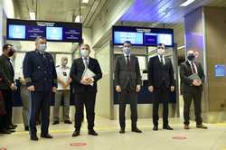 BUCURESTI - INAUGURARE SISTEM AUTOMAT DE VERIFICARE A DOCUMENTELOR DE CALATORIE IN AEROPORTURI - INSPECTORATUL GENERAL AL POLITIEI DE FRONTIERA