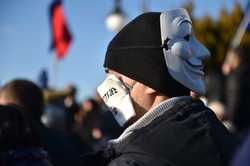 BUCURESTI - PROTEST - &#039;SPUNEM NU VACCINARII FORTATE&#039;