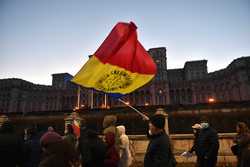 BUCURESTI - PROTEST - &#039;SPUNEM NU VACCINARII FORTATE&#039;