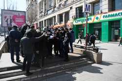 BUCURESTI - PROTEST SPONTAN METROU