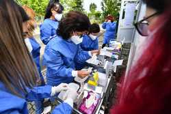 BUCURESTI - DESCHIDERE CENTRU DE VACCINARE DE TIP DRIVE-THRU - SECTOR 2