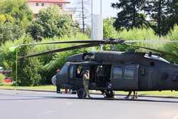 BUCURESTI - ELICOPTER - ATERIZARE DE URGENTA