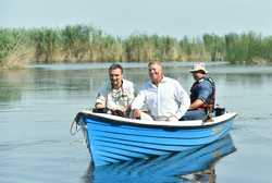 COMANA -  VIZITA KLAUS IOHANNIS - PARCUL NATIONAL COMANA