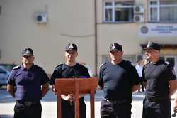 CIOLPANI - CEREMONIE DE INAINTARE IN GRAD - POMPIERI