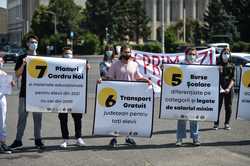 BUCURESTI - PROTEST - ASOCIATIA ELEVILOR DIN BUCURESTI SI ILFOV