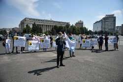 BUCURESTI - PROTEST - ASOCIATIA ELEVILOR DIN BUCURESTI SI ILFOV