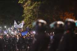 BUCURESTI - PROTEST IMPOTRIVA RESTRICTIILOR INSTITUITE IN CONTEXTUL PANDEMIEI DE COVID-19