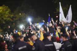 BUCURESTI - PROTEST IMPOTRIVA RESTRICTIILOR INSTITUITE IN CONTEXTUL PANDEMIEI DE COVID-19