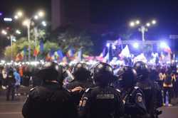 BUCURESTI - PROTEST IMPOTRIVA RESTRICTIILOR INSTITUITE IN CONTEXTUL PANDEMIEI DE COVID-19