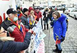 BUCURESTI - PROTEST - MINISTERUL SANATATII