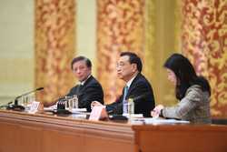 TWO SESSIONS CHINABEIJINGPREMIERPRESS CONFERENCE CN