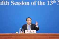 TWO SESSIONS CHINABEIJINGPREMIERPRESS CONFERENCE CN