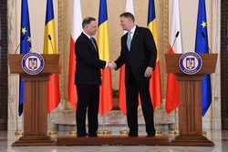 PALATUL COTROCENI - KLAUS IOHANNIS - ANDRZEJ DUDA