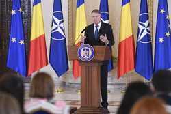 PALATUL COTROCENI - DECLARATIE PRESA - JENS STOLTENBERG - KLAUS IOHANNIS