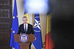 PALATUL COTROCENI - DECLARATIE PRESA - JENS STOLTENBERG - KLAUS IOHANNIS