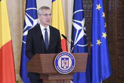 PALATUL COTROCENI - DECLARATIE PRESA - JENS STOLTENBERG - KLAUS IOHANNIS