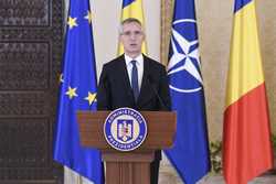 PALATUL COTROCENI - DECLARATIE PRESA - JENS STOLTENBERG - KLAUS IOHANNIS