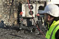 IASI - INCENDIU - SALA DE SPORT