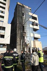 IASI - INCENDIU - SALA DE SPORT