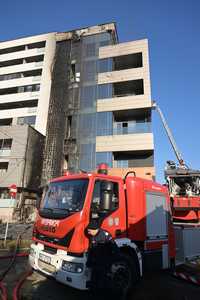 IASI - INCENDIU - SALA DE SPORT