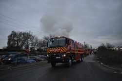 BUCURESTI - INCENDIU - DEPOZIT - BULEVARDUL IULIU MANIU