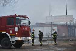 BUCURESTI - INCENDIU - DEPOZIT - BULEVARDUL IULIU MANIU