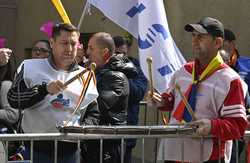 BUCURESTI - PROTEST - SINDICATUL NATIONAL SPORT SI TINERET