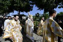 BUCURESTI - CATEDRALA PATRIARHALA - SFINTII IMPARATI CONSTANTIN SI ELENA