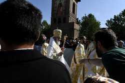 BUCURESTI - CATEDRALA PATRIARHALA - SFINTII IMPARATI CONSTANTIN SI ELENA