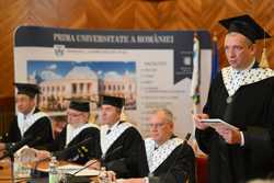 IASI - DECERNARE DOCTOR HONORIS CAUSA - DUMITRU DORIN PRUNARIU